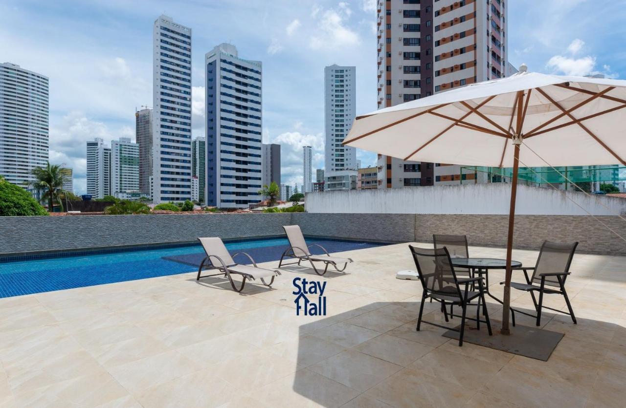 Apartamento Flat Mobiliado Na Avenida Beira Rio, Madalena - Vista Incrivel - Excelente Localizacao - Sh043