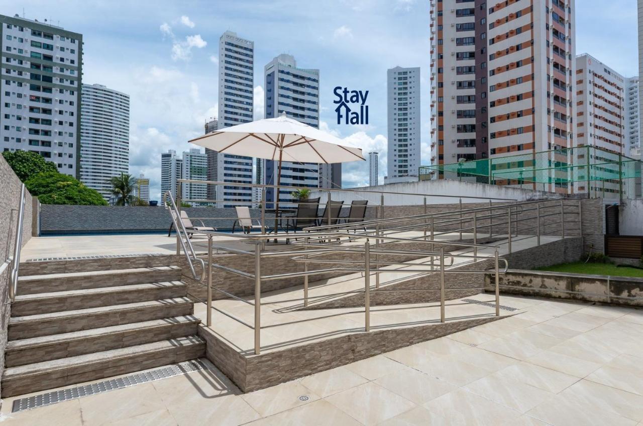 Flat Mobiliado Na Avenida Beira Rio, Madalena - Vista Incrivel - Excelente Localizacao - Sh043 Apartamento