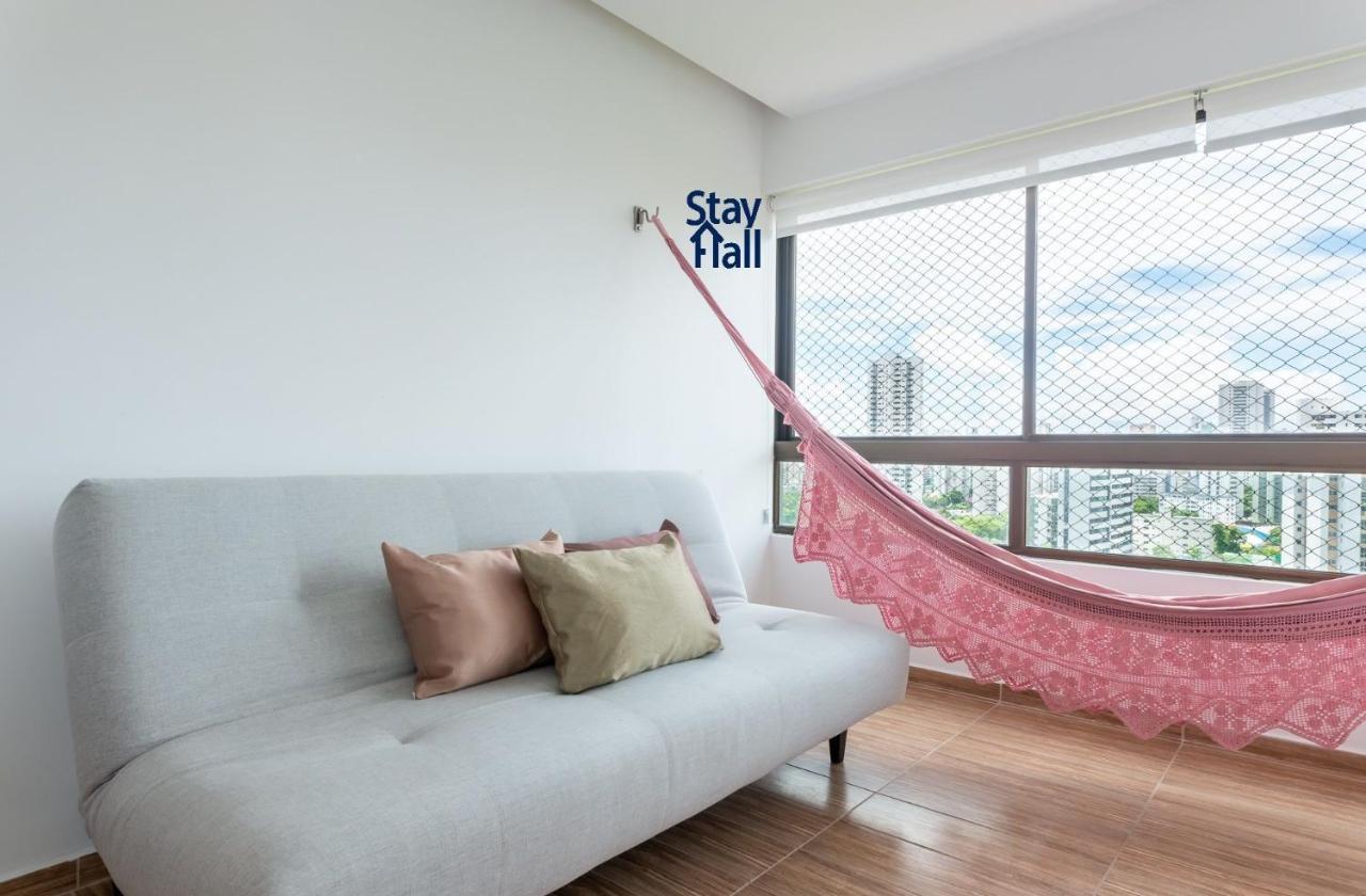 Apartamento Flat Mobiliado Na Avenida Beira Rio, Madalena - Vista Incrivel - Excelente Localizacao - Sh043 *